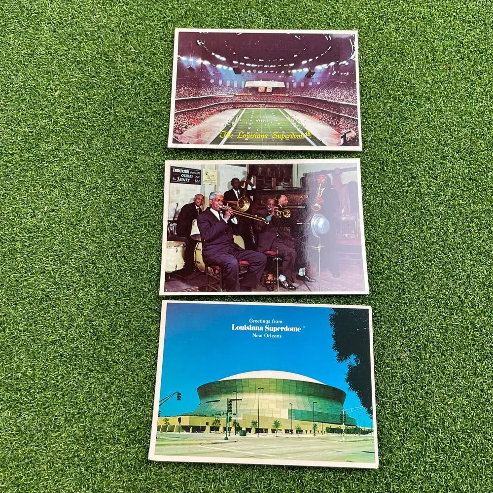 Vintage Lot Louisiana Superdome New Orleans Postcards